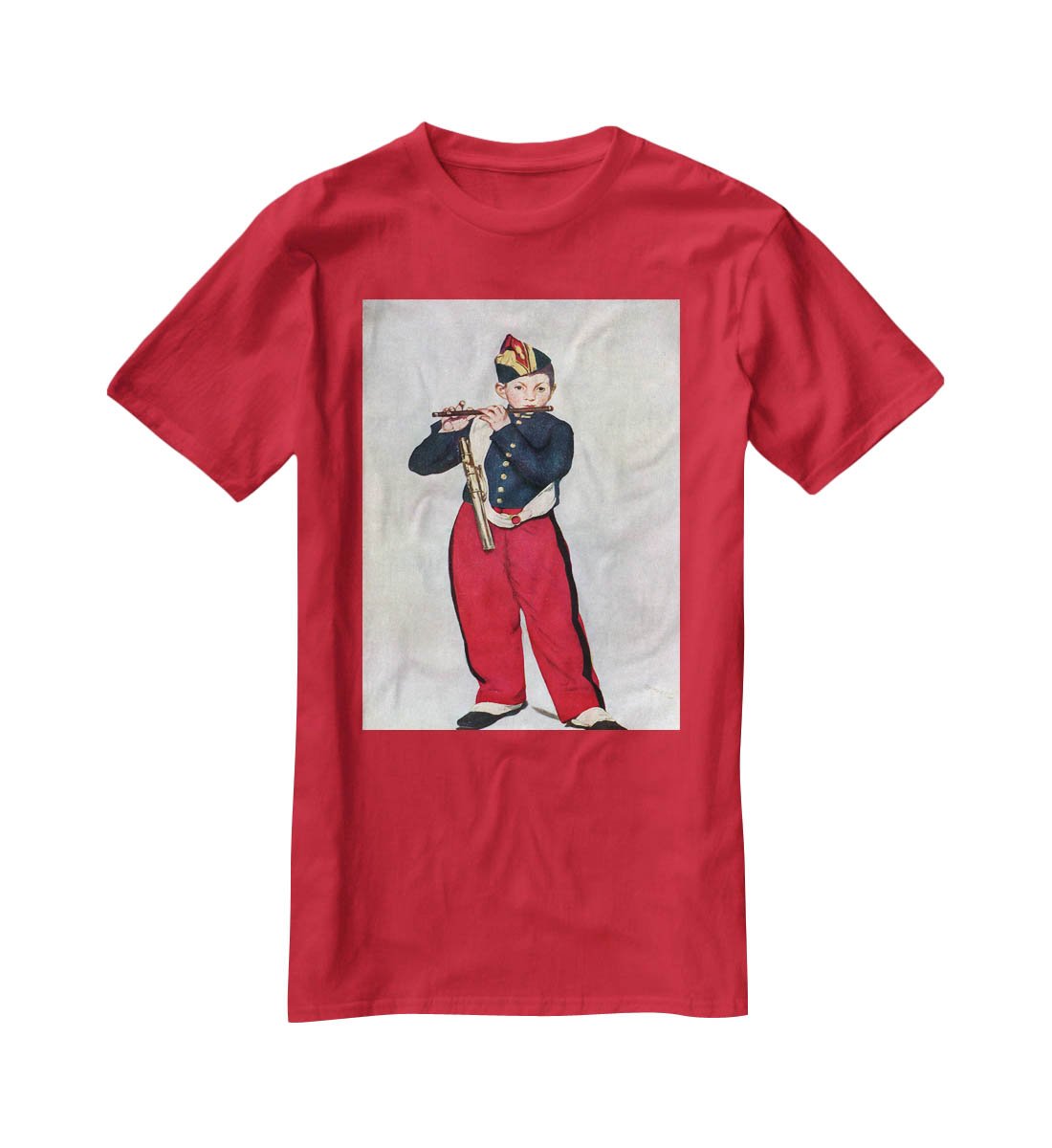 The Piper by Manet T-Shirt - Canvas Art Rocks - 4