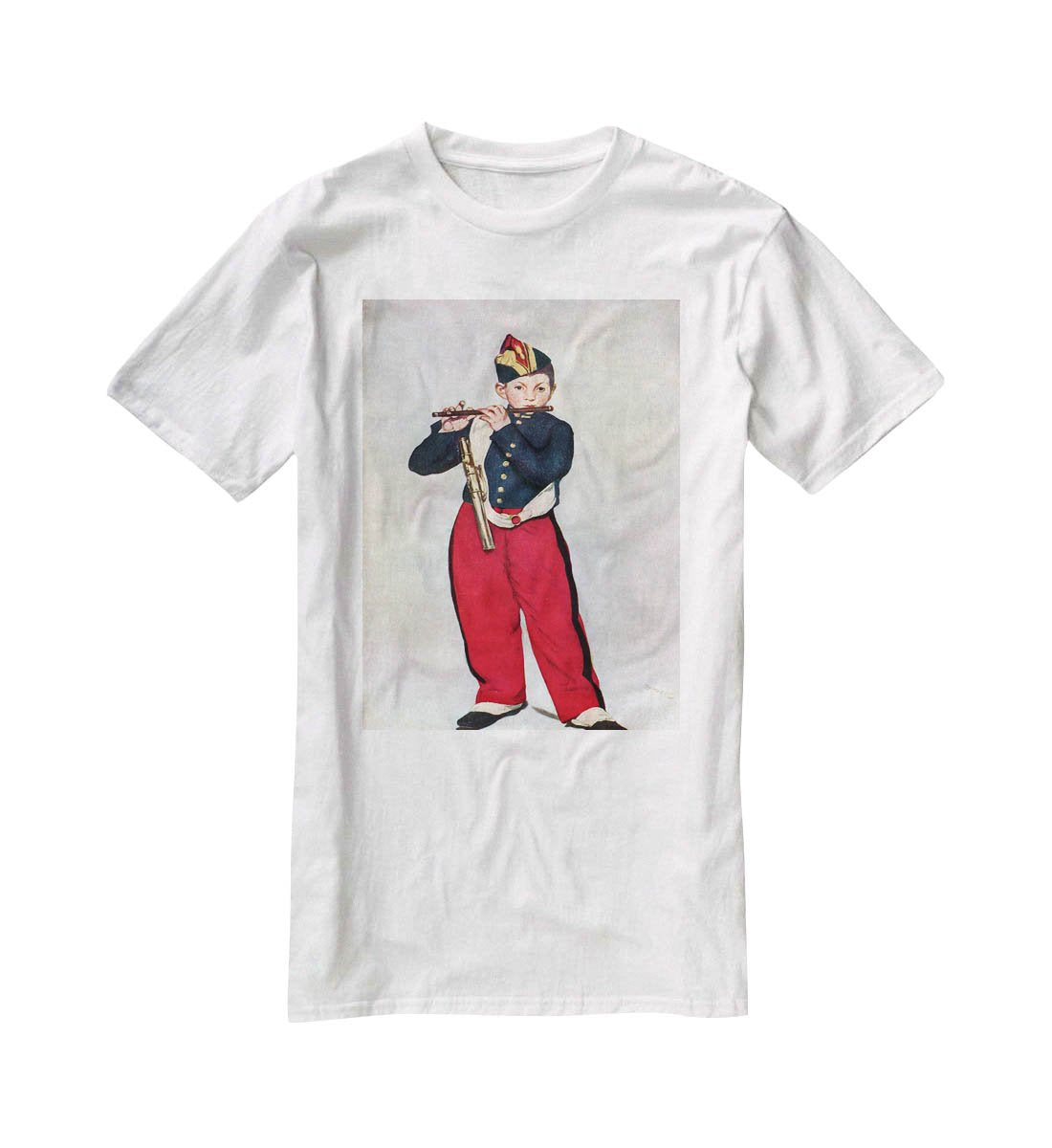The Piper by Manet T-Shirt - Canvas Art Rocks - 5
