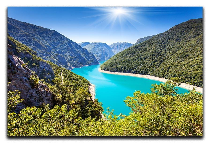 The Piva Canyon Canvas Print or Poster  - Canvas Art Rocks - 1