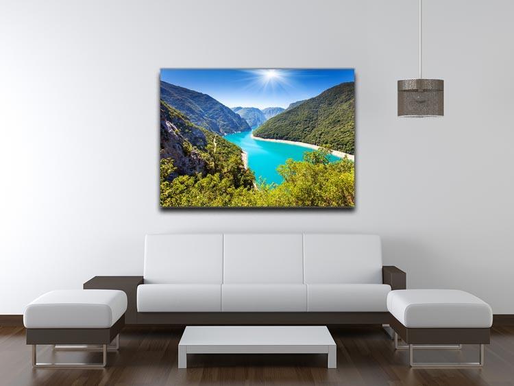 The Piva Canyon Canvas Print or Poster - Canvas Art Rocks - 4