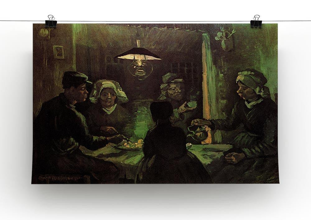 The Potato Eaters by Van Gogh Canvas Print & Poster - Canvas Art Rocks - 2