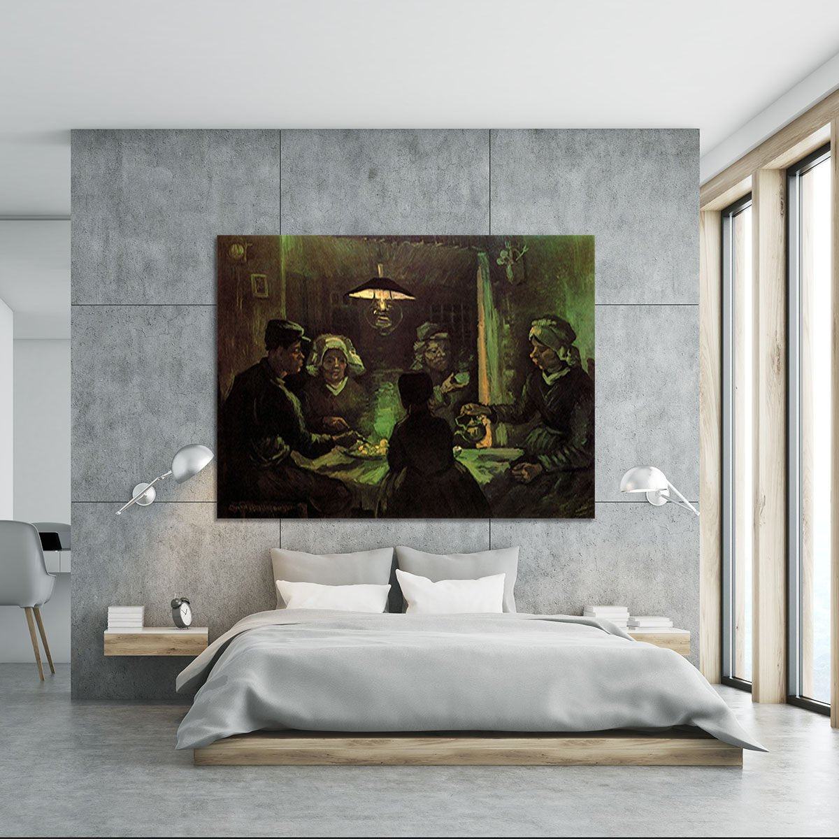 The Potato Eaters by Van Gogh Canvas Print or Poster