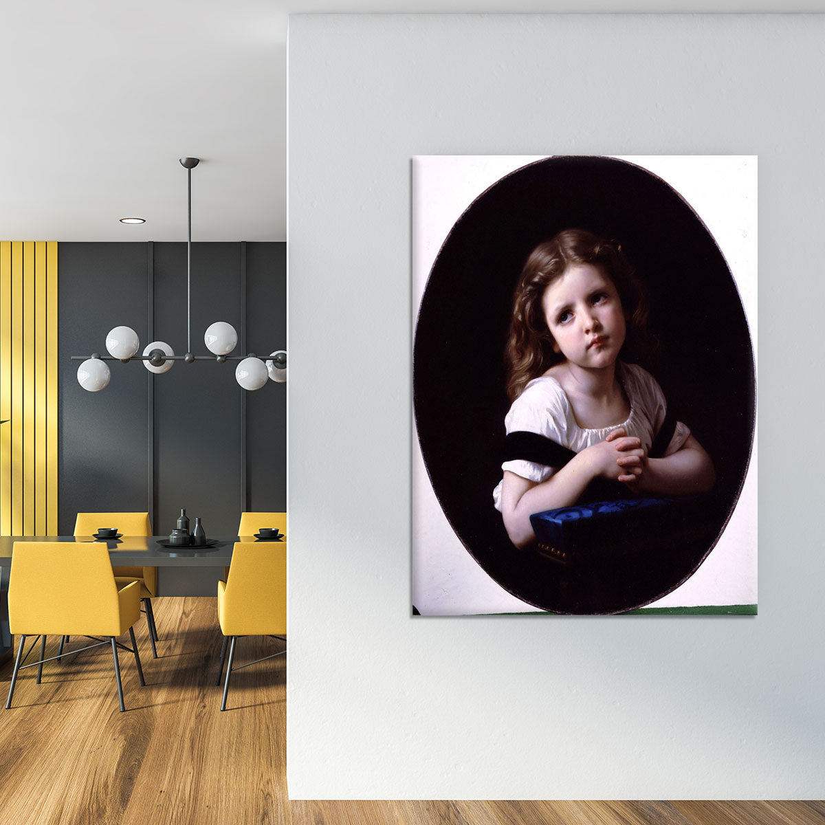 The Prayer By Bouguereau Canvas Print or Poster - Canvas Art Rocks - 4