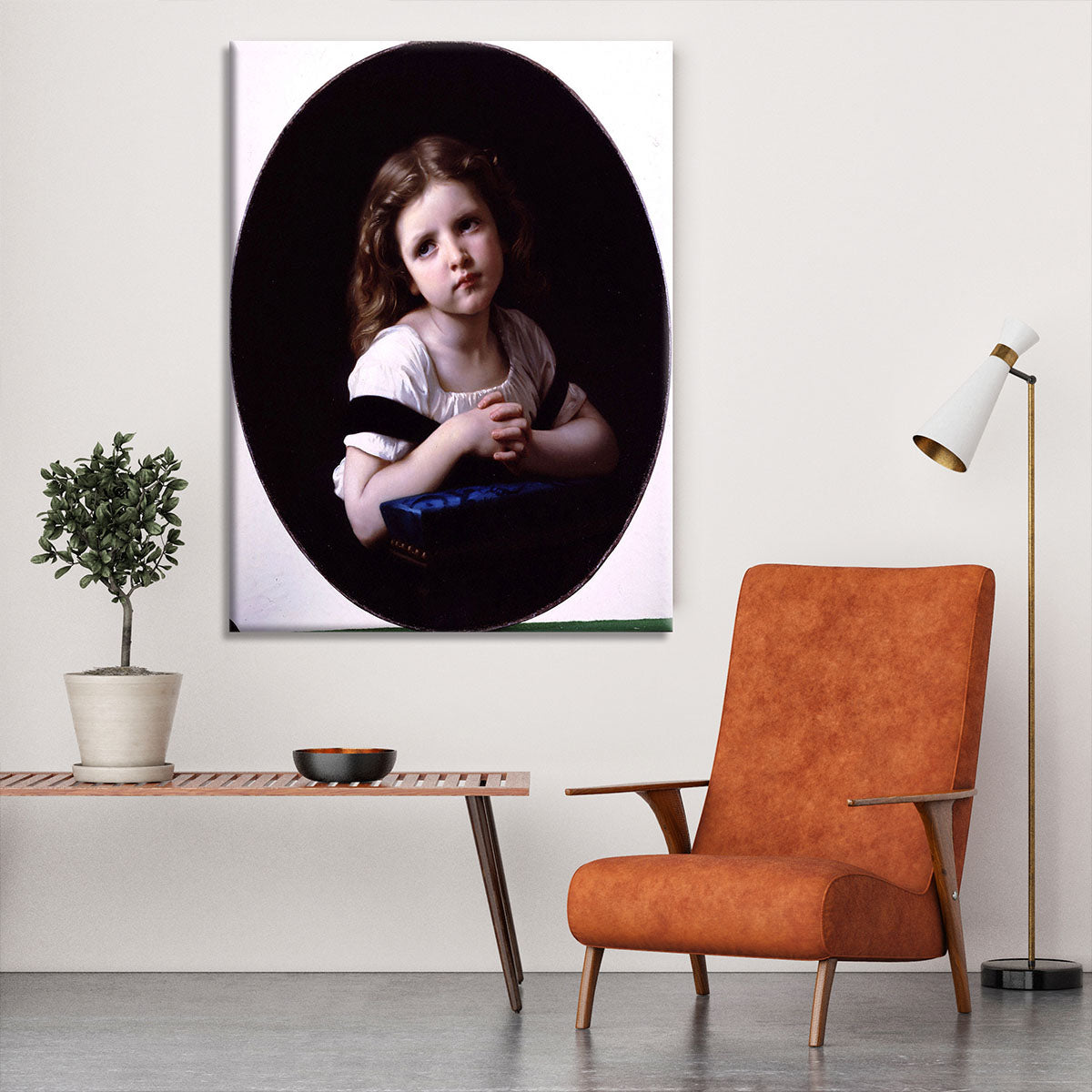 The Prayer By Bouguereau Canvas Print or Poster - Canvas Art Rocks - 6