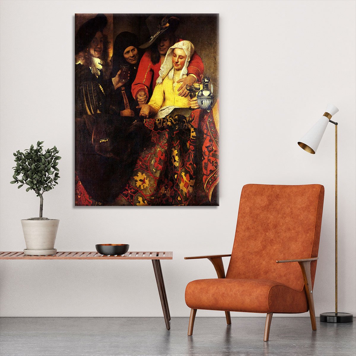 The Procuress by Vermeer Canvas Print or Poster
