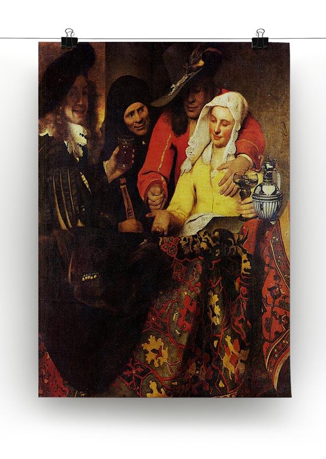 The Procuress by Vermeer Canvas Print or Poster - Canvas Art Rocks - 2