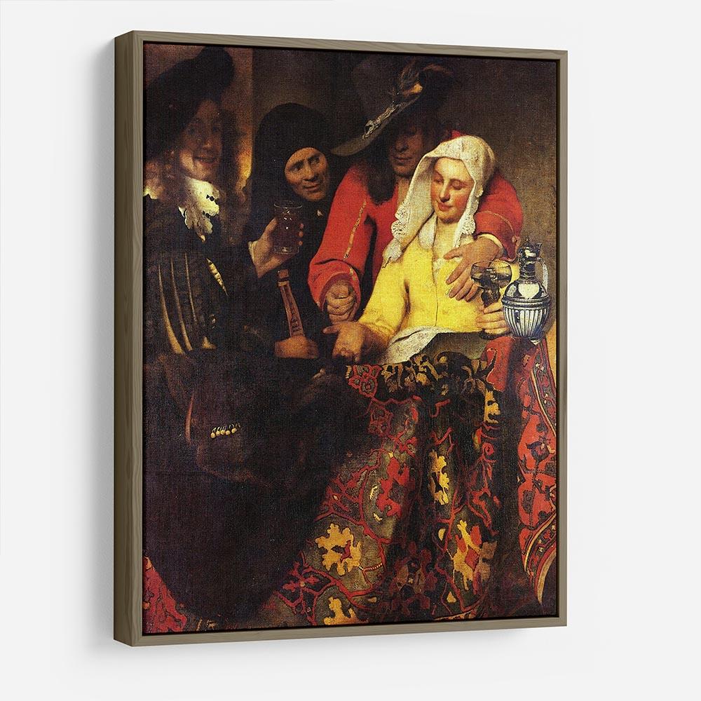 The Procuress by Vermeer HD Metal Print - Canvas Art Rocks - 10
