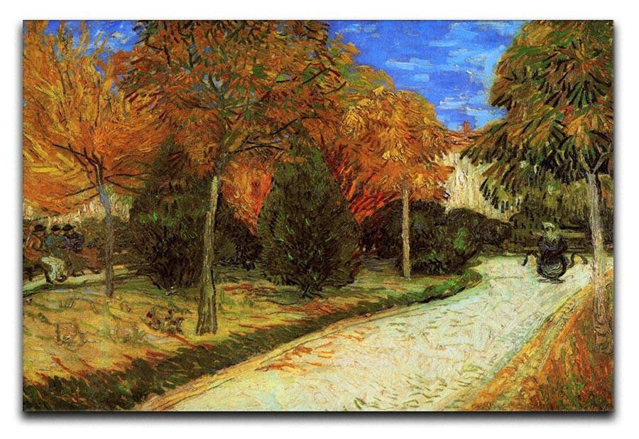 The Public Park at Arles by Van Gogh Canvas Print & Poster  - Canvas Art Rocks - 1