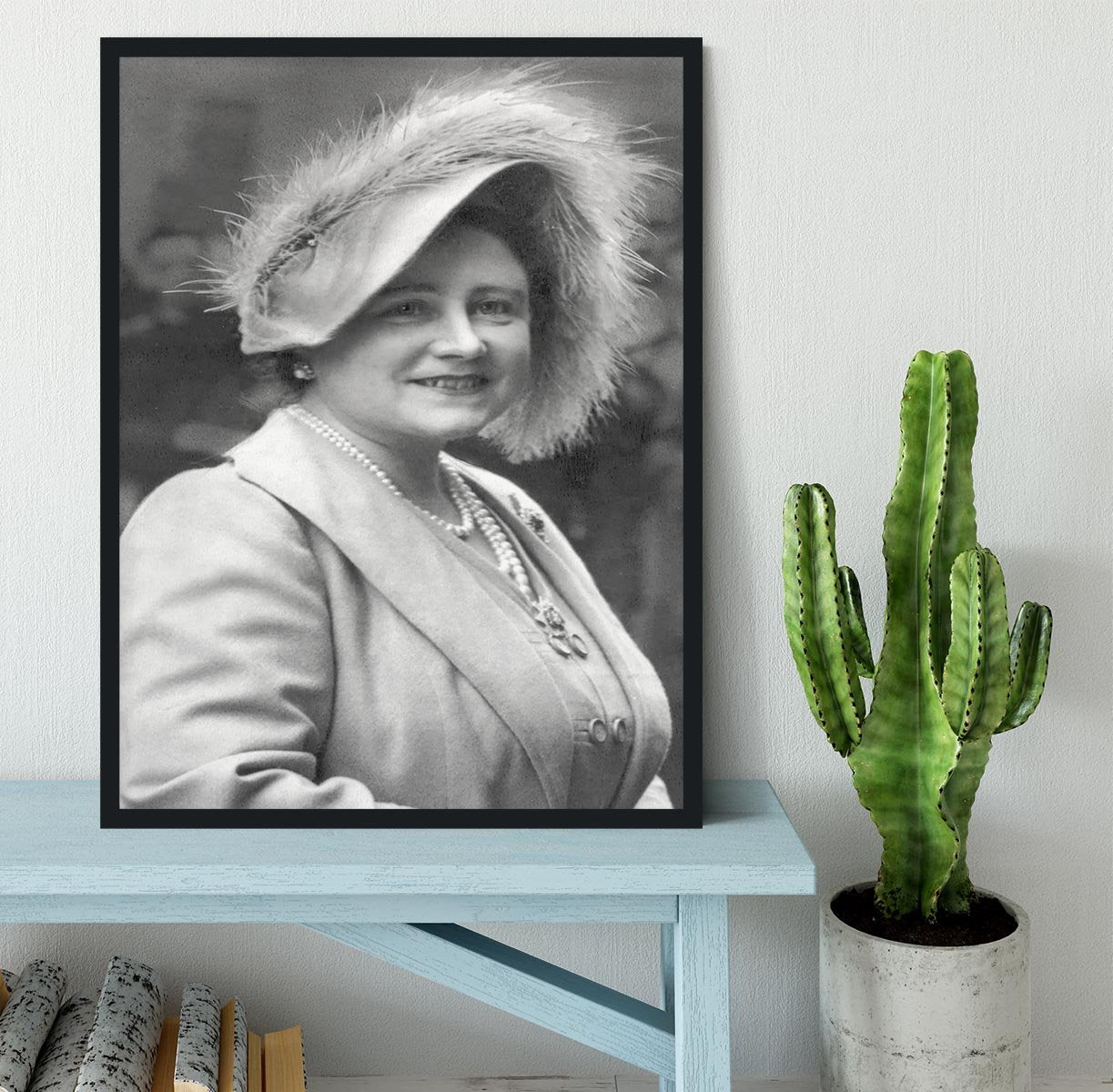 The Queen Mother at Lord Roberts Memorial Workshops in Dundee Framed Print - Canvas Art Rocks - 2