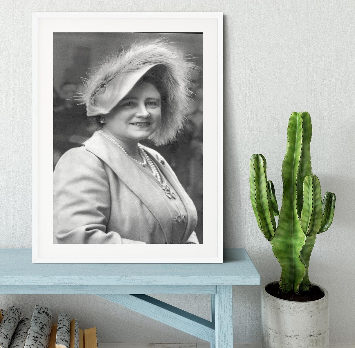 The Queen Mother at Lord Roberts Memorial Workshops in Dundee Framed Print - Canvas Art Rocks - 5