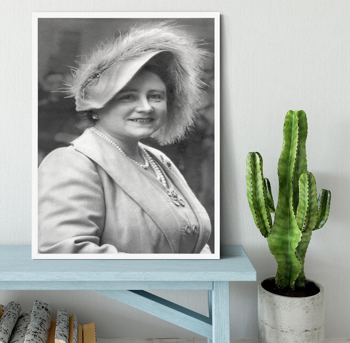 The Queen Mother at Lord Roberts Memorial Workshops in Dundee Framed Print - Canvas Art Rocks -6