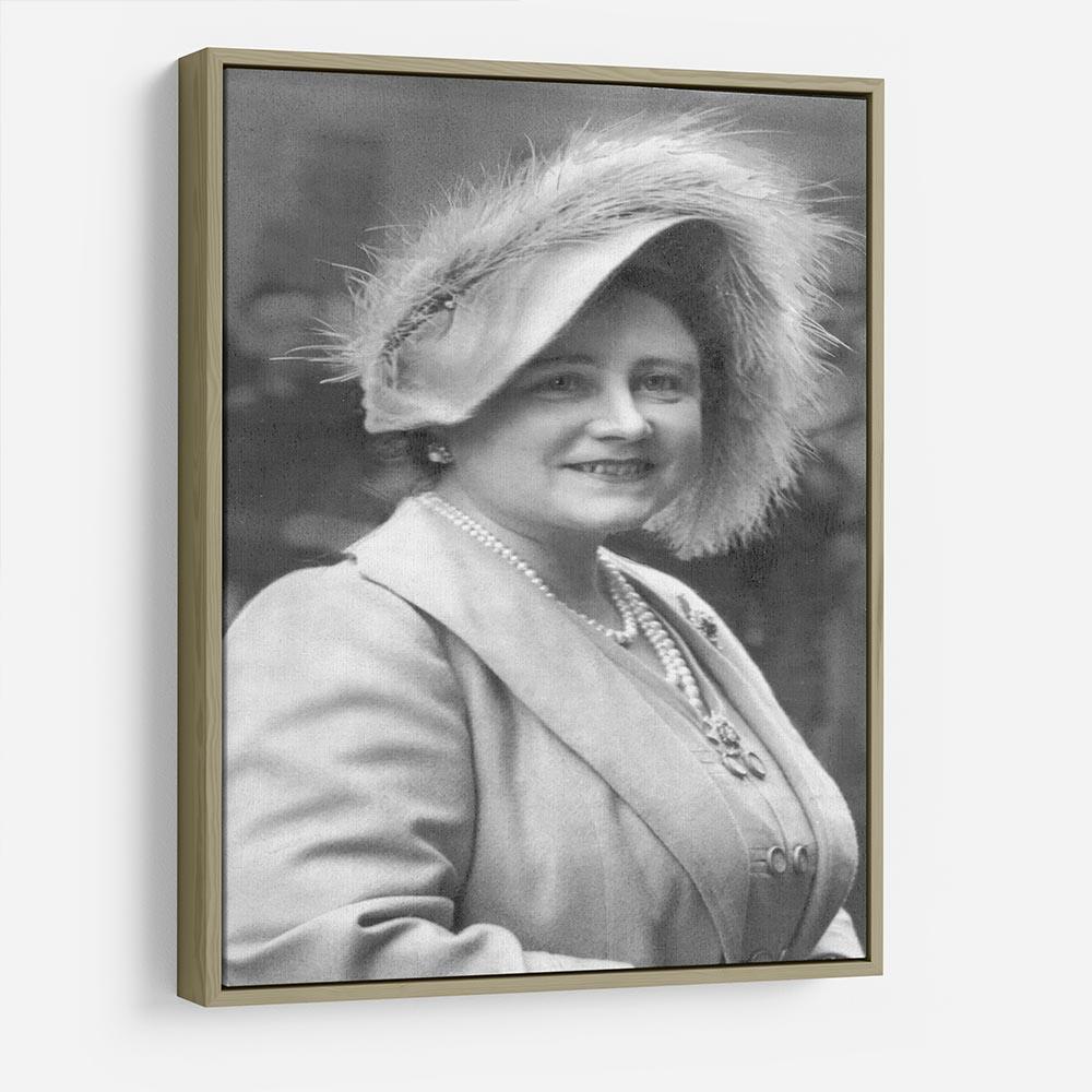 The Queen Mother at Lord Roberts Memorial Workshops in Dundee HD Metal Print
