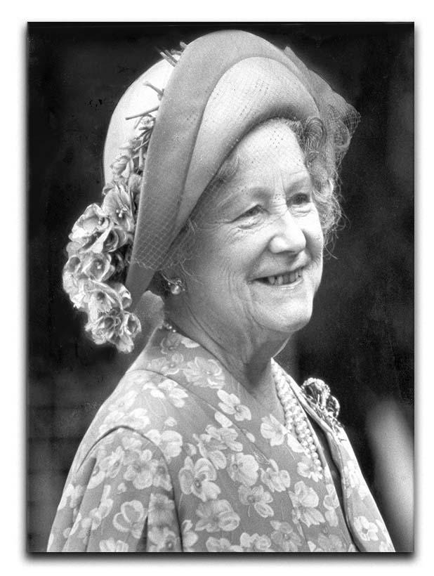 The Queen Mother at the Epsom Derby Canvas Print or Poster  - Canvas Art Rocks - 1