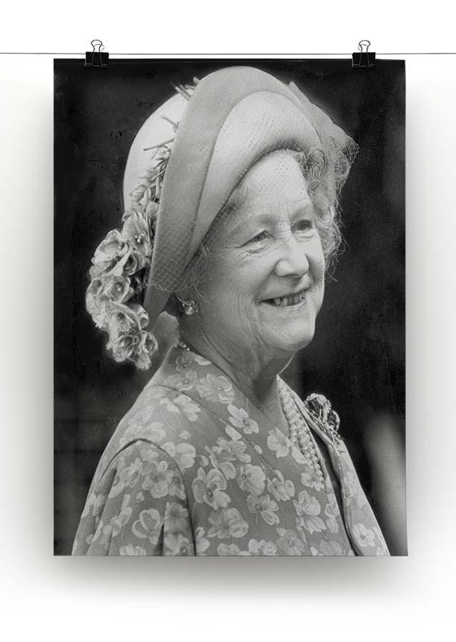The Queen Mother at the Epsom Derby Canvas Print or Poster - Canvas Art Rocks - 2