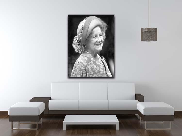 The Queen Mother at the Epsom Derby Canvas Print or Poster - Canvas Art Rocks - 4