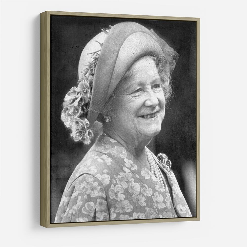 The Queen Mother at the Epsom Derby HD Metal Print