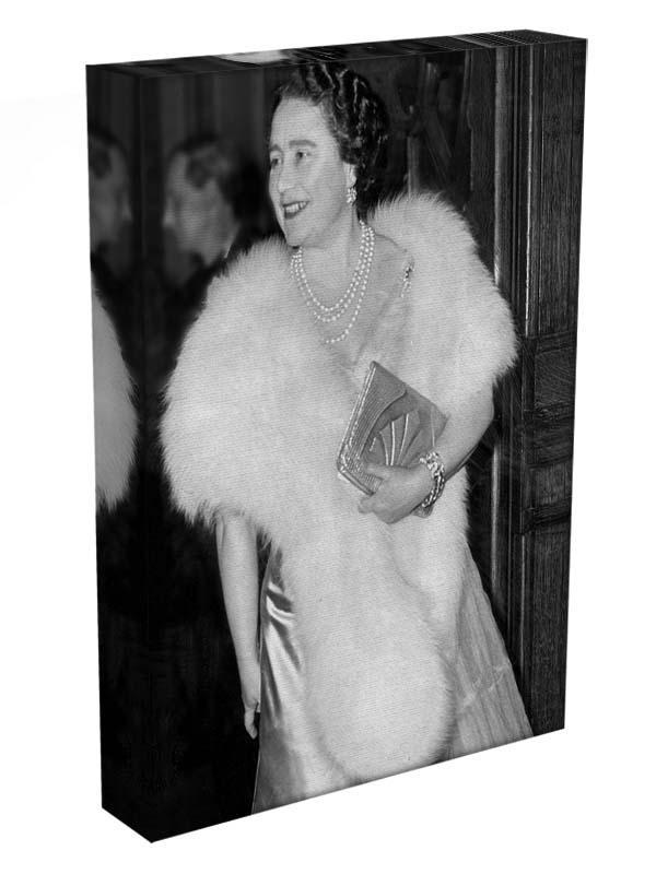 The Queen Mother on a night out at the Coliseum Canvas Print or Poster - Canvas Art Rocks - 3