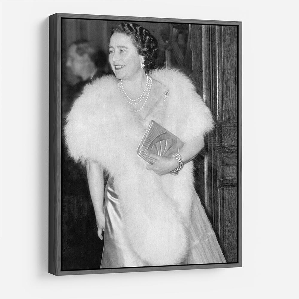 The Queen Mother on a night out at the Coliseum HD Metal Print