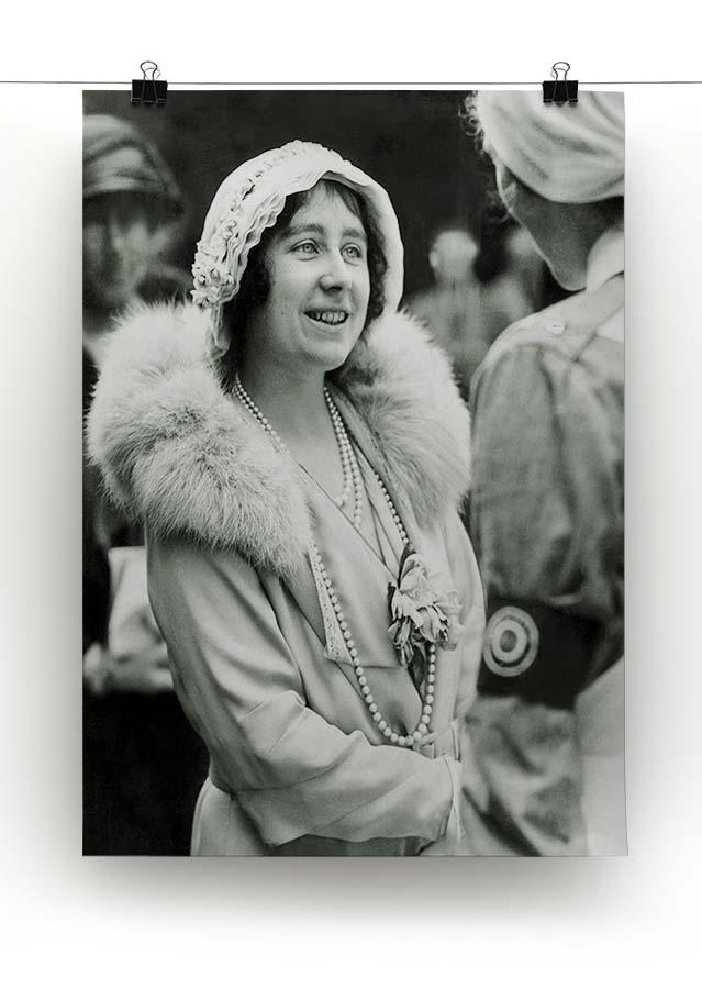 The Queen Mother opening a new hospital extension Canvas Print or Poster - Canvas Art Rocks - 2