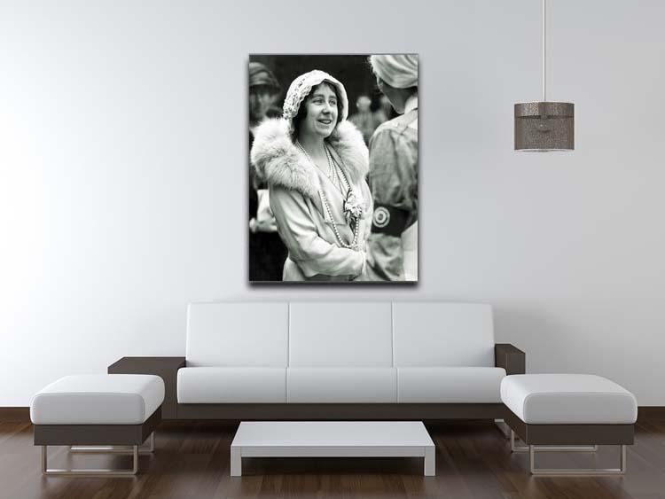 The Queen Mother opening a new hospital extension Canvas Print or Poster - Canvas Art Rocks - 4