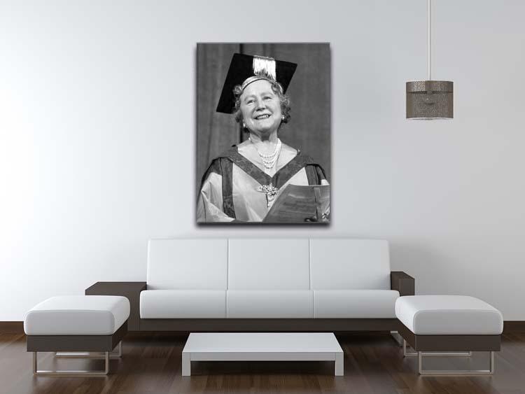 The Queen Mother with her honorary music degree Canvas Print or Poster - Canvas Art Rocks - 4