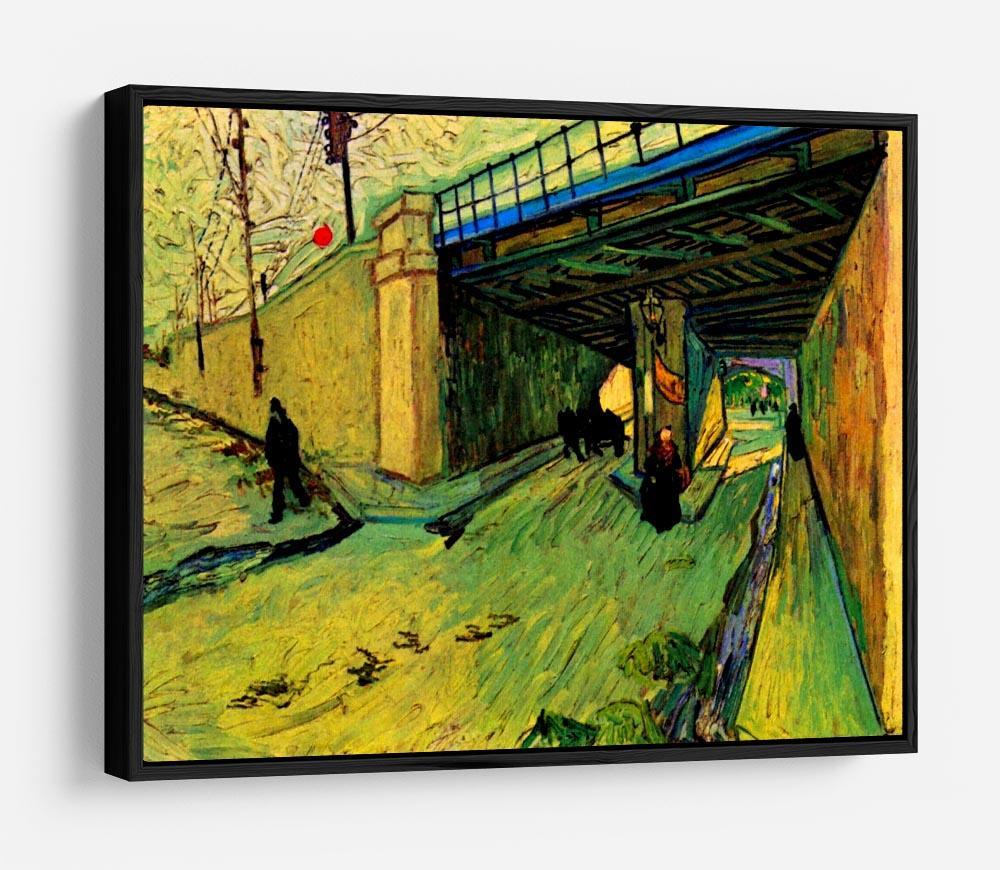 The Railway Bridge over Avenue Montmajour Arles by Van Gogh HD Metal Print