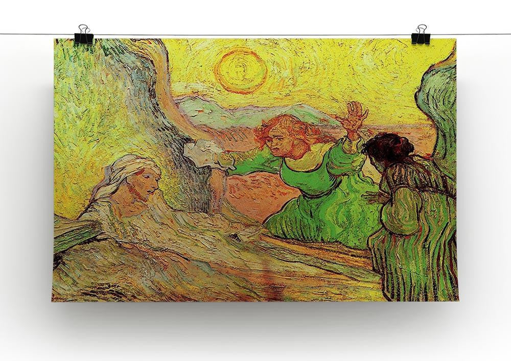 The Raising of Lazarus after Rembrandt by Van Gogh Canvas Print & Poster - Canvas Art Rocks - 2