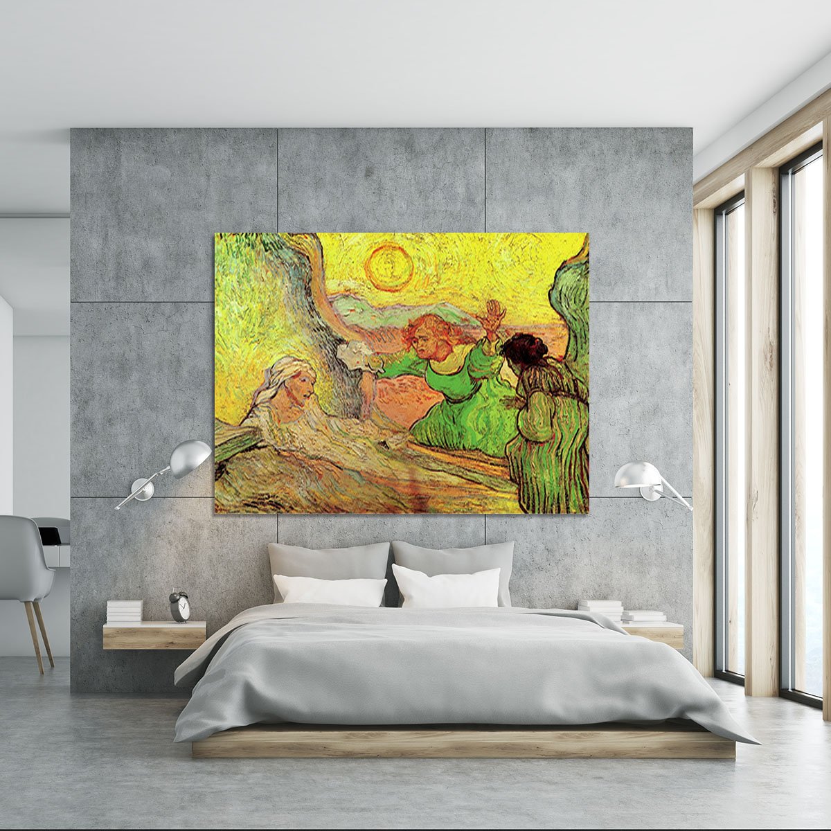 The Raising of Lazarus after Rembrandt by Van Gogh Canvas Print or Poster