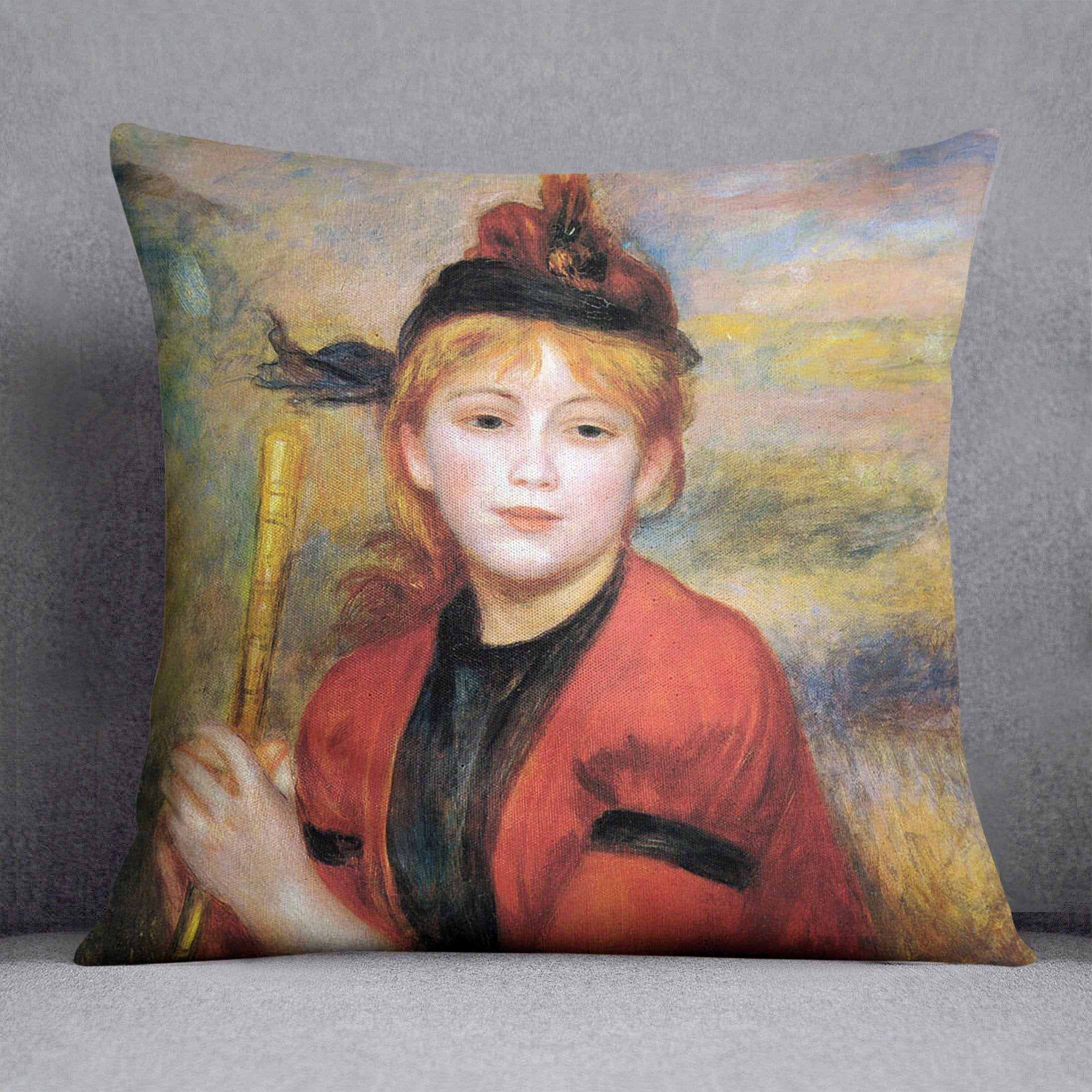 The Rambler by Renoir Throw Pillow