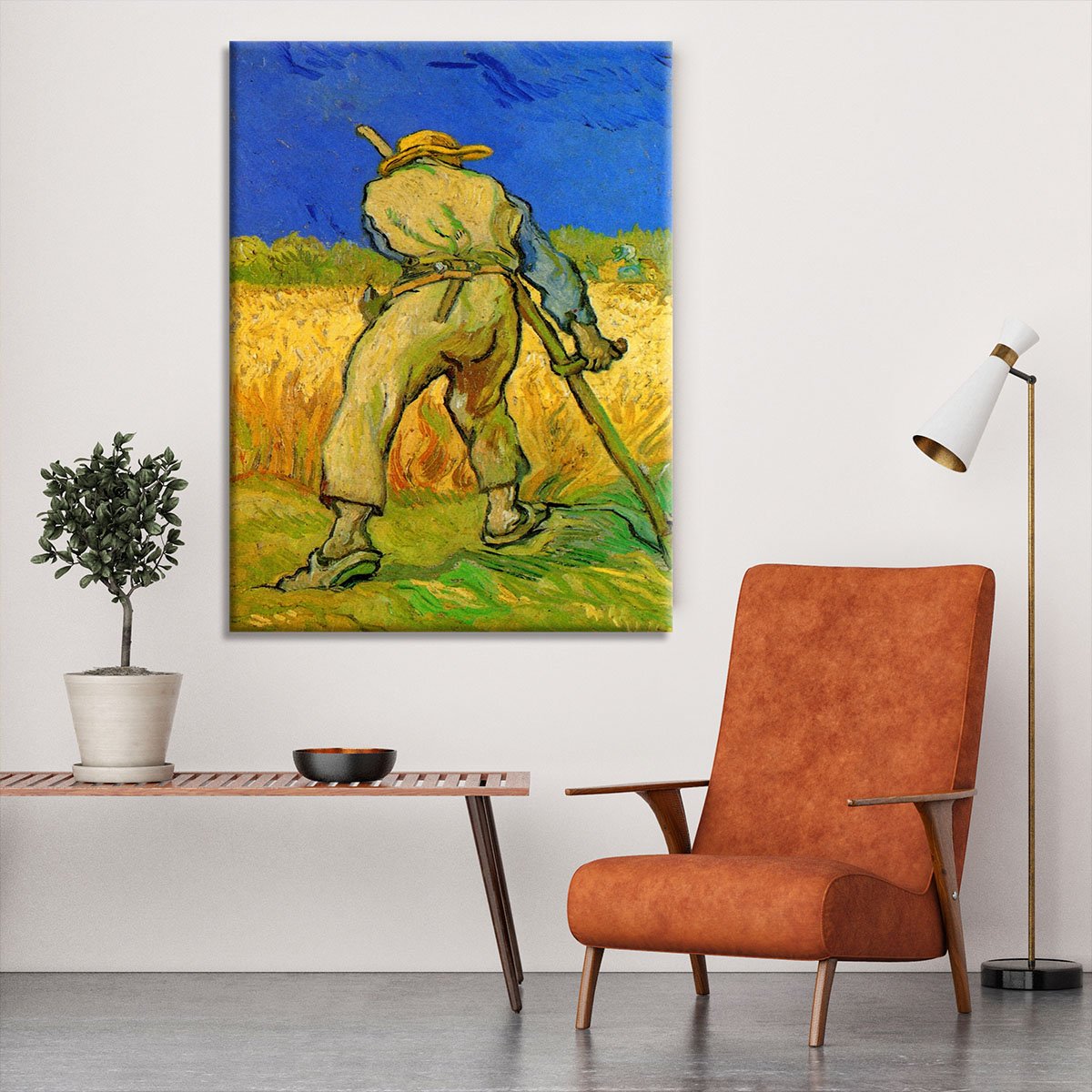 The Reaper by Van Gogh Canvas Print or Poster