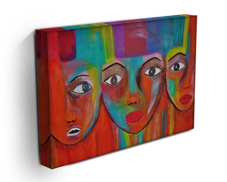 The Red Faces Canvas Print or Poster - Canvas Art Rocks - 3