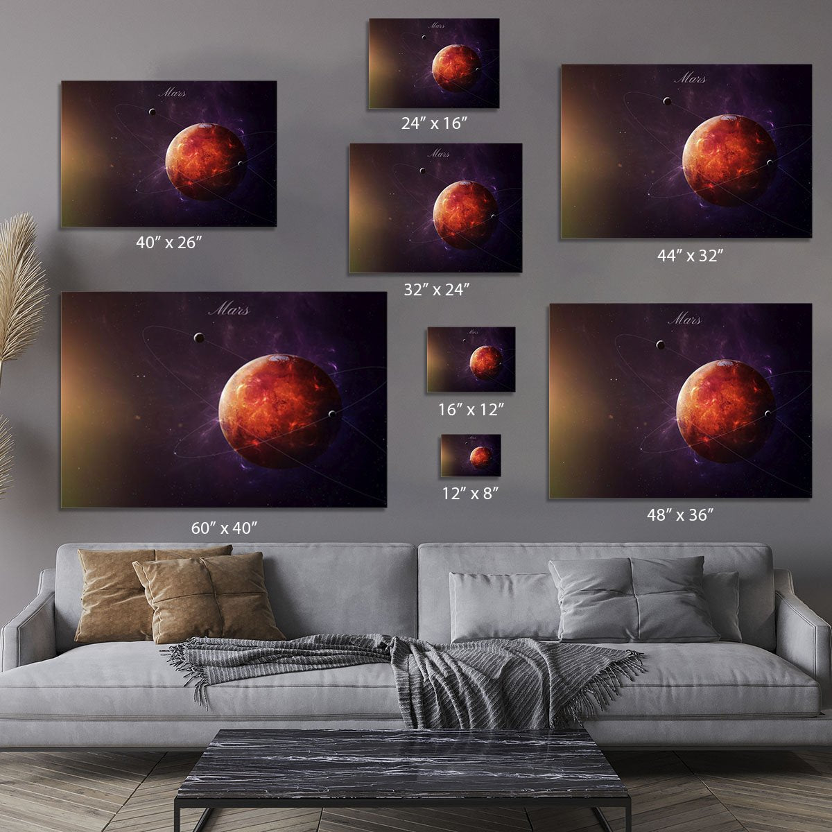 The Red Planet Mars Canvas Print or Poster