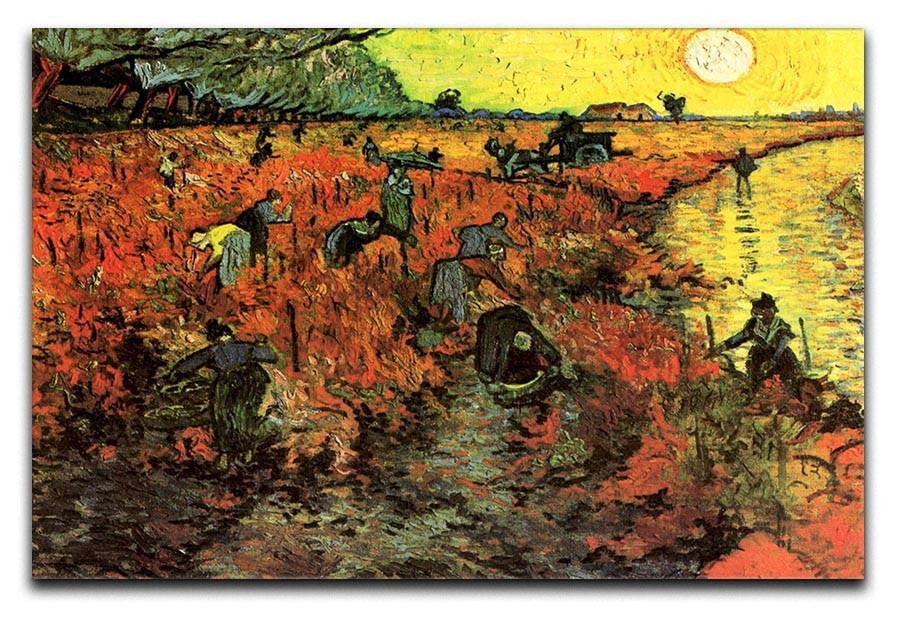 The Red Vineyard by Van Gogh Canvas Print & Poster  - Canvas Art Rocks - 1