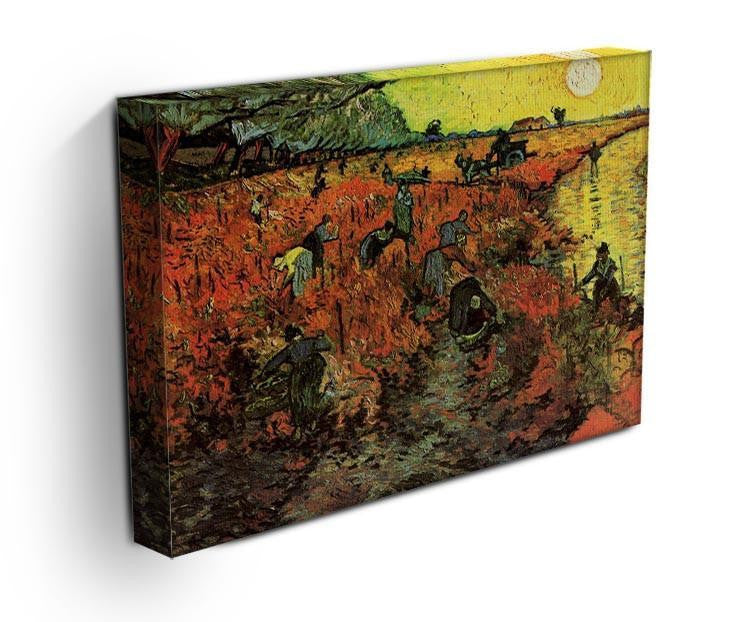 The Red Vineyard by Van Gogh Canvas Print & Poster - Canvas Art Rocks - 3