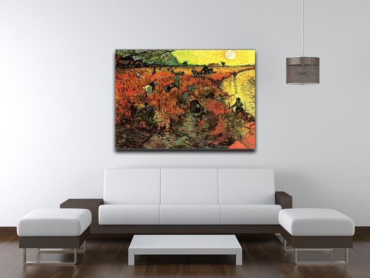 The Red Vineyard by Van Gogh Canvas Print & Poster - Canvas Art Rocks - 4