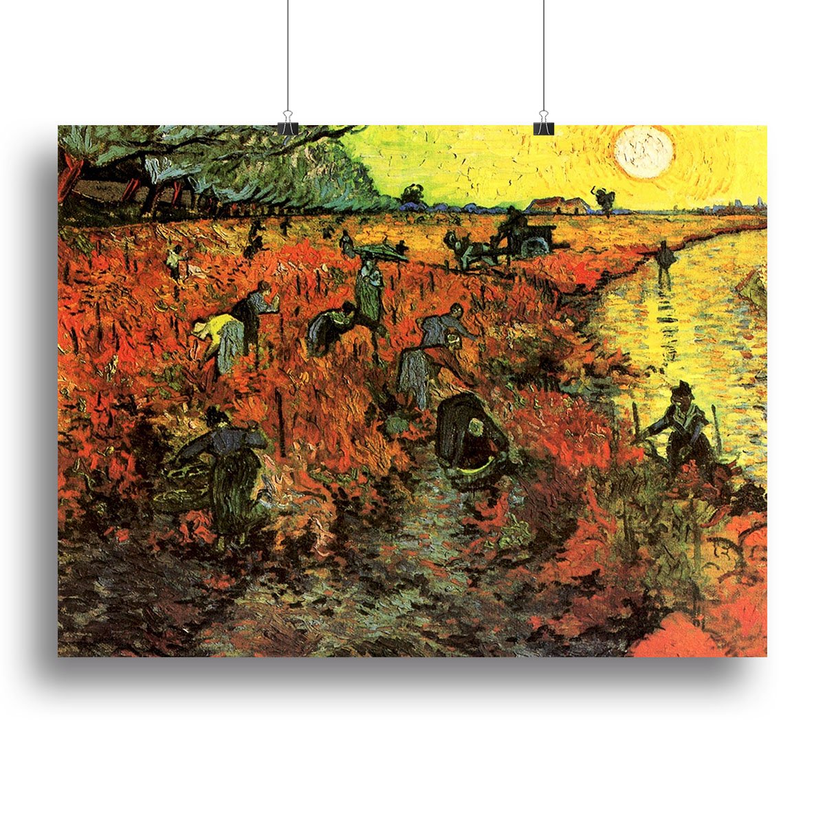 The Red Vineyard by Van Gogh Canvas Print or Poster