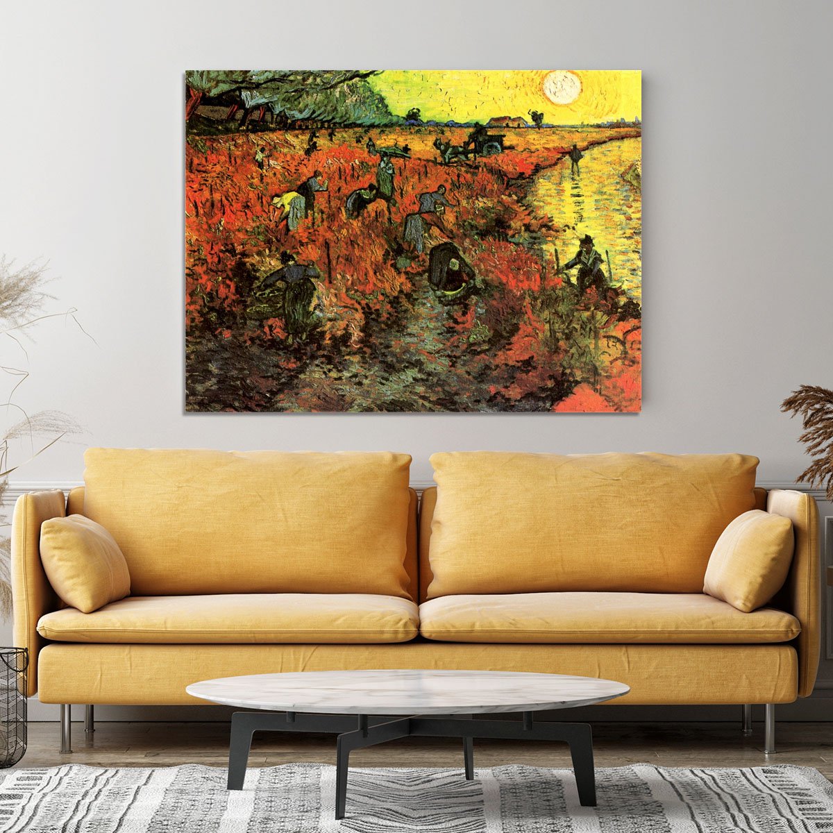 The Red Vineyard by Van Gogh Canvas Print or Poster