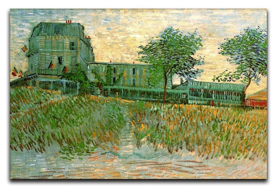 The Restaurant de la Sirene at Asnieres by Van Gogh Canvas Print & Poster  - Canvas Art Rocks - 1