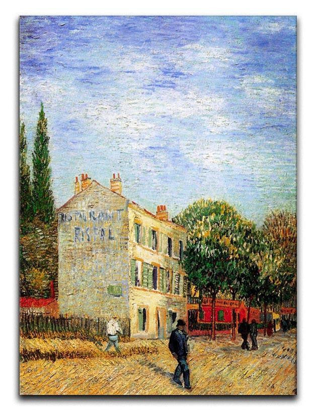 The Rispal Restaurant at Asnieres by Van Gogh Canvas Print & Poster  - Canvas Art Rocks - 1
