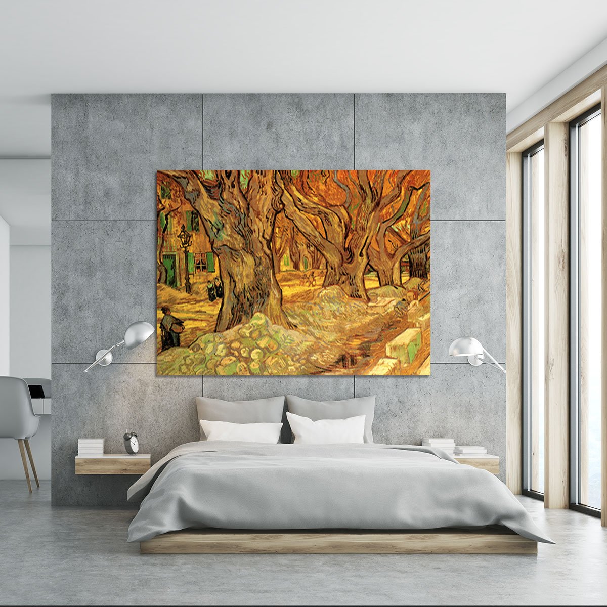 The Road Menders 2 by Van Gogh Canvas Print or Poster