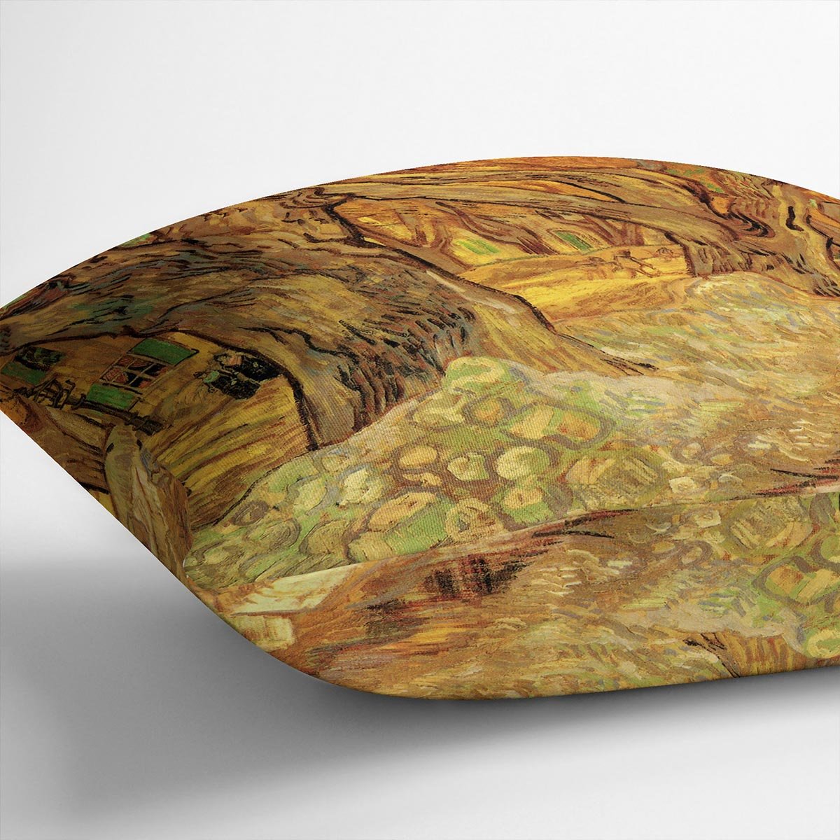 The Road Menders 2 by Van Gogh Throw Pillow