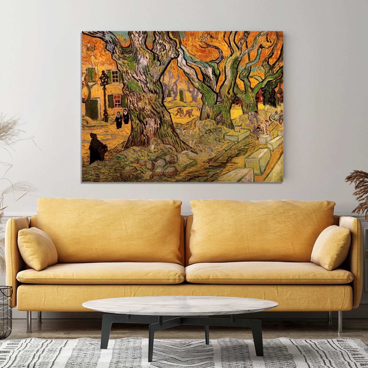 The Road Menders by Van Gogh Canvas Print or Poster - Canvas Art Rocks - 4