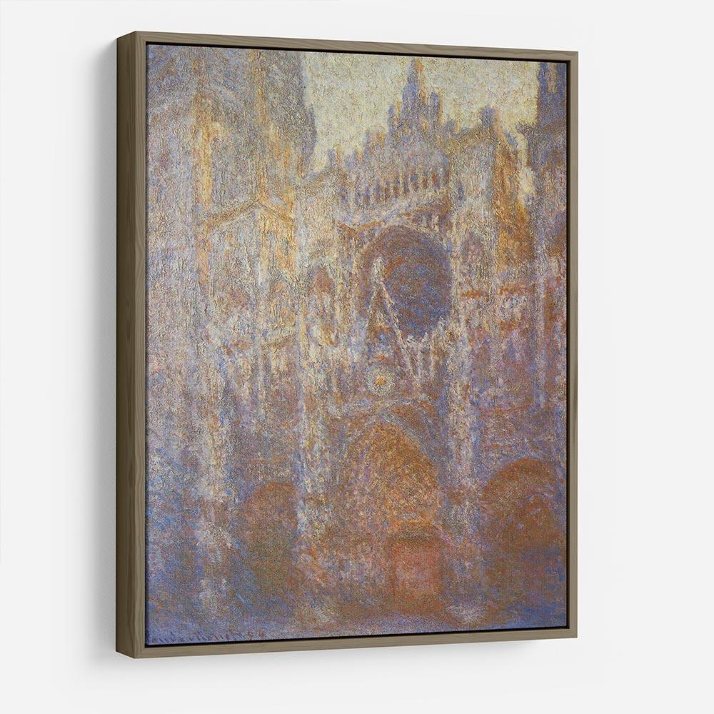 The Rouen Cathedral West facade by Monet HD Metal Print