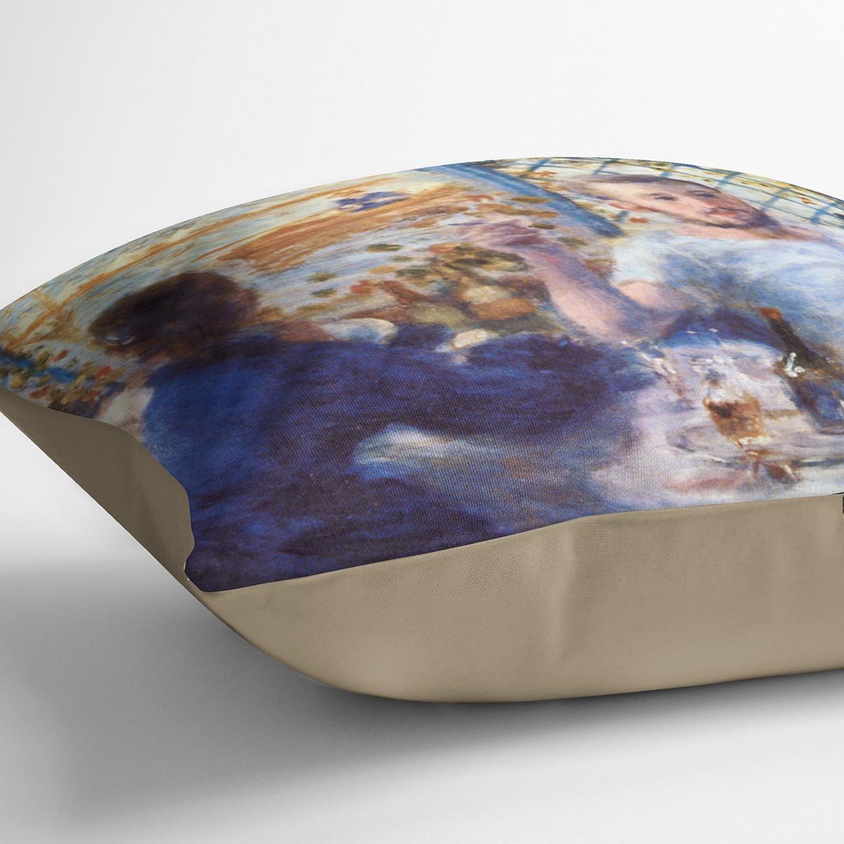 The Rowers Lunch by Renoir Throw Pillow