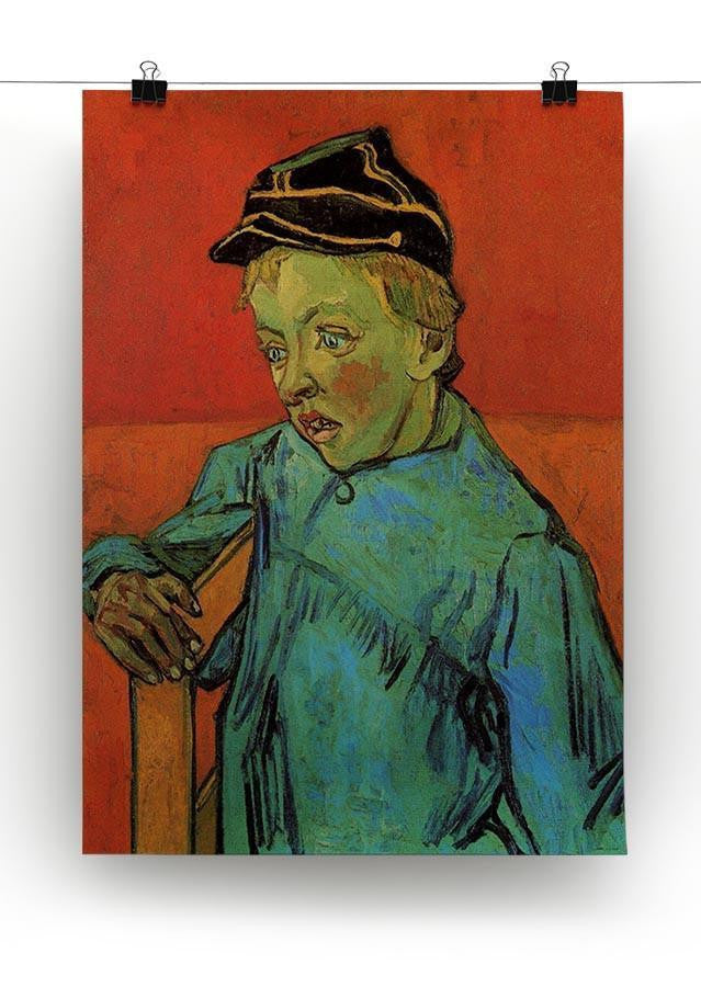The Schoolboy Camille Roulin by Van Gogh Canvas Print & Poster - Canvas Art Rocks - 2