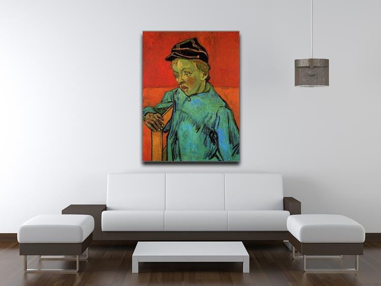 The Schoolboy Camille Roulin by Van Gogh Canvas Print & Poster - Canvas Art Rocks - 4