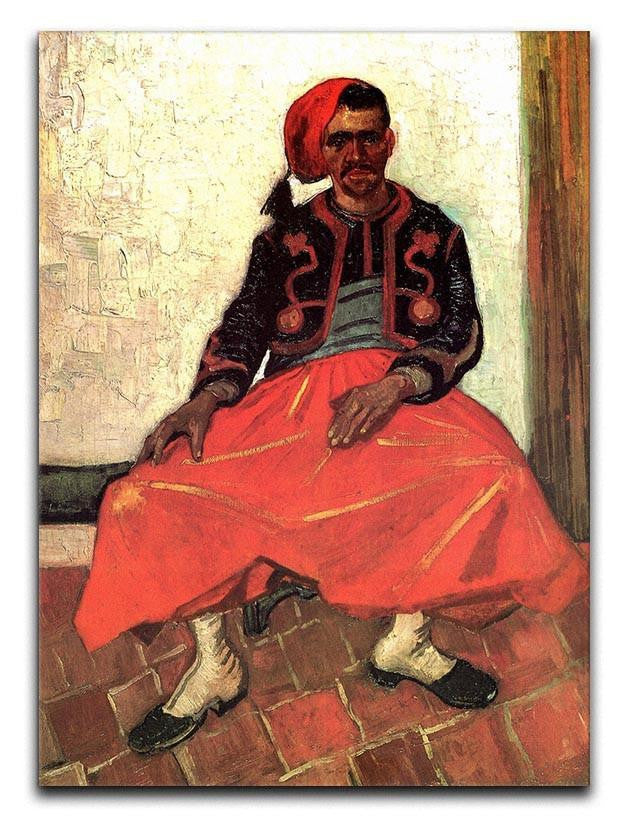 The Seated Zouave by Van Gogh Canvas Print & Poster  - Canvas Art Rocks - 1