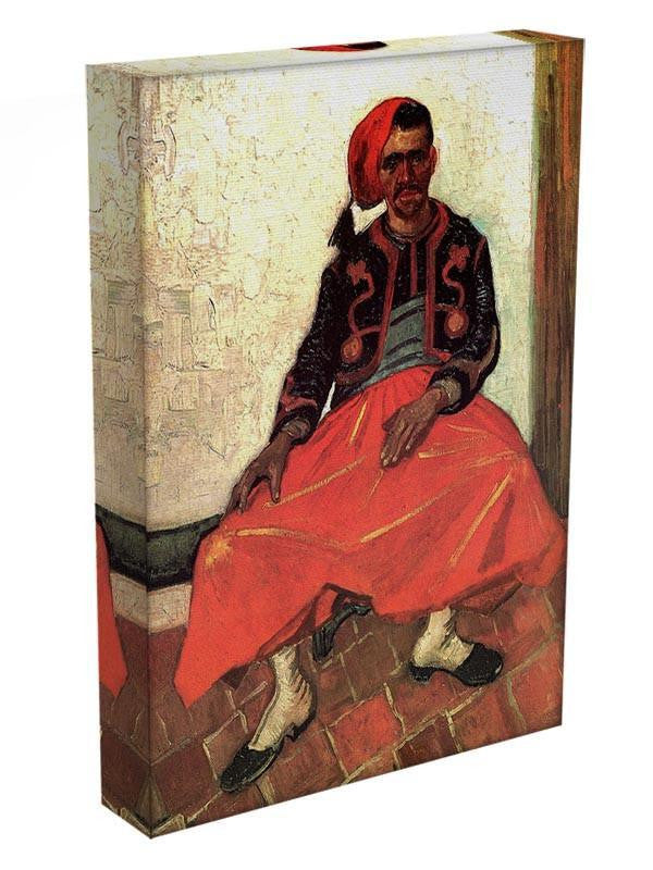 The Seated Zouave by Van Gogh Canvas Print & Poster - Canvas Art Rocks - 3