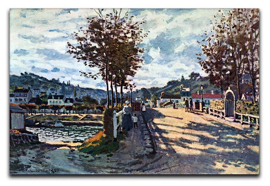 The Seine at Bougival by Monet Canvas Print & Poster  - Canvas Art Rocks - 1