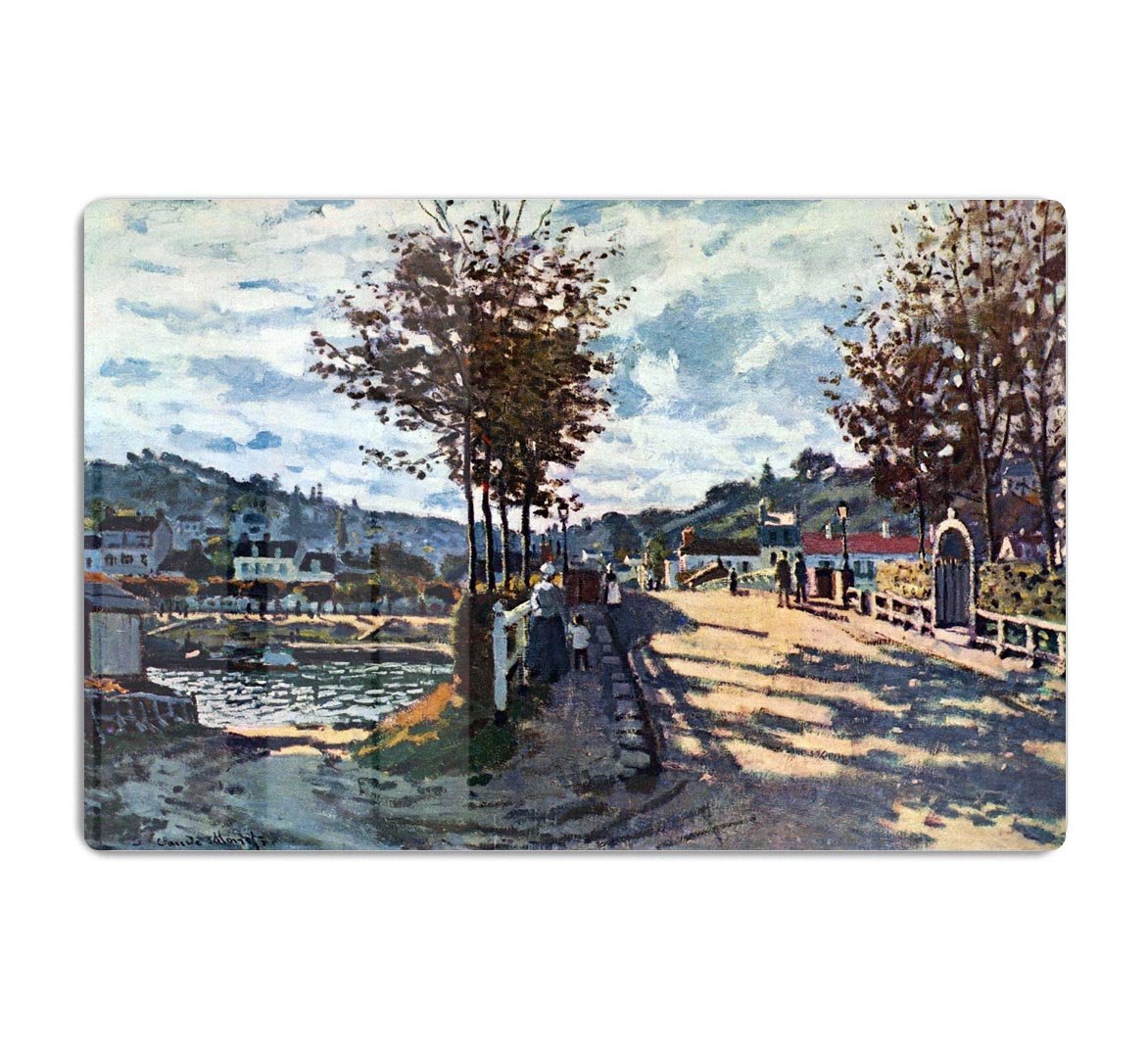 The Seine at Bougival by Monet HD Metal Print